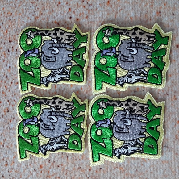 Zoo Day - Girl Scout Fun Patch Bundle - NEW Iron On 🦋❤ - Picture 1 of 1